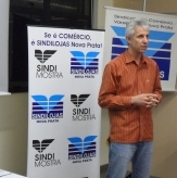 Presidente do Sindilojas Nova Prata  Josemar Vendramin 