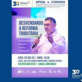 Garanta a sua vaga - Palestra Desvendando a Reforma Tributária - Realização CDL Nova Prata.