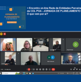 JORNADA DE PLANEJAMENTO - O que vem por aí? - Encontro on-line Rede de Entidades Parceiras da CDL POA