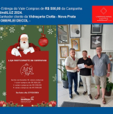 OBERLEI DECOL - Entrega de Vale Compras R$ 500,00 - Campanha SindiLUZ 2024.