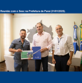 Reunião com o Sesc na Prefeitura de Paraí (31/01/2025).