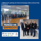 SINDILOJAS, participa do Feirão de Empregos 2025, em Nova Prata (05/06/2025).