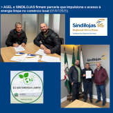 AGEL e SINDILOJAS firmam parceria que impulsiona o acesso à energia limpa no comércio local.