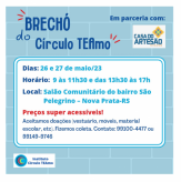 Brechó do Círculo TEAmo - Nova Prata – Sindilojas Regional Nova Prata – APOIA.