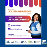 Nova turma do JOVEM APRENDIZ do Senac Nova Prata - Invista no futuro da sua empresa! (23/01/2026).