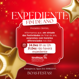 <p>Sindilojas Regional Nova Prata - INFORMA: Horário de Expediente para as Festas de Fim de Ano “2024”.</p>
