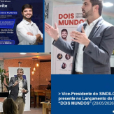 Vice-Presidente do SINDILOJAS, presente no Lançamento do Livro “DOIS MUNDOS” (20/05/2026).