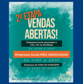 EXPOSITOR LOCAL, NÃO ASSOCIADO - CHEGOU A SUA VEZ.