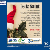 Divulgação no Jornal Popular - Fim de Ano 2025 com Entidades (18/12/2025).