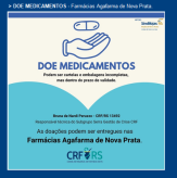 DOE MEDICAMENTOS - Farmácias Agafarma NOVA PRATA.