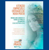 Convite empresas e entidades - Escolha Soberanas da 5ª Expo Prata - Sindilojas Regional Nova Prata.