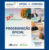 Programação oficial do “17º Fórum do Desenvolvimento”, realizado pela ACIV Veranópolis - Sindilojas Regional Nova Prata - APOIA e CONVIDA: