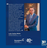 Luiz Carlos Bohn é reeleito à presidência do Sistema Fecomércio-RS/Sesc/Senac e IFEP (04/05/2026).