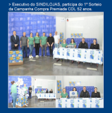 Executivo do SINDILOJAS, participa do 1º Sorteio da Campanha Compra Premiada CDL 52 anos.