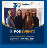 Palestra com Cíntia Buzin – Núcleo Mulheres Empreendedoras (21/08/2026).