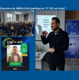 Executivo do SINDILOJAS participa do “2º CDL em Ação”.