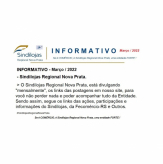 INFORMATIVO - Março 2022 - Sindilojas Regional Nova Prata.