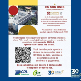 Campanha “EU SOU HSJB | Juntos para reconstruir!” (20/01/2026).