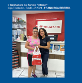 Loja Triunfante Nova Prata - SindiLUZ 2024 - Divulgação ganhador “interno”.