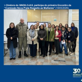 Diretora do SINDILOJAS, participa do primeiro Encontro da “Comissão Nova Prata Respeito as Mulheres” (19/05/2026).