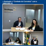 Assinado o “Contrato do Convênio” com a UNIASSELVI.