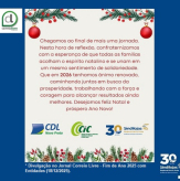 Divulgação no Jornal Correio Livre - Fim de Ano 2025 com Entidades (18/12/2025).
