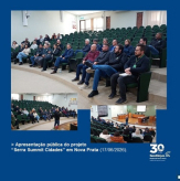 Apresentação pública do projeto “Serra Summit Cidades” em Nova Prata (17/06/2026).