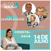 Presidentes das Entidades CDL, CIC e SINDILOJAS, em entrevista na Conecta Mais TV.