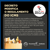 DECRETO MODIFICA O REGULAMENTO DO ICMS - Por Fecomércio-RS