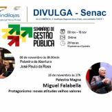 Seminário de Gestão Pública - SENAC | Sindilojas Regional Nova Prata - DIVULGA Senac RS