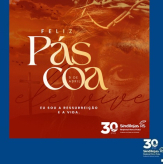 Cartão Feliz Páscoa 2026.