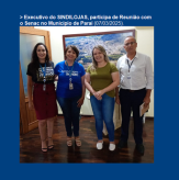Executivo do SINDILOJAS, participa de Reunião com o Senac no Município de Paraí (07/03/2025).