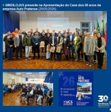 SINDILOJAS presente na Apresentação do Case dos 50 anos da empresa Auto Pratense (26/05/2026).
