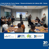 Aula inicial do Curso Senac - Desenvolvimento de Líderes 40h - Senac Nova Prata (20/01/2026).