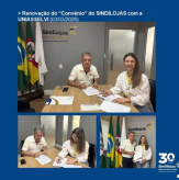 Renovação do “convênio” do SINDILOJAS com a UNIASSELVI (03/03/2026).