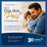 Feliz Dia dos Pais 2026 - CARTÃO - Sindilojas Regional Nova Prata.
