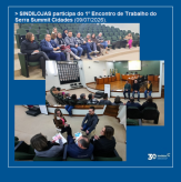<p>Sindilojas Regional Nova Prata participa do 1&ordm; Encontro do Serra Summit Cidades (09/07/2026). > Na &uacute;ltima quinta-feira (09/07), o Sindilojas Regional Nova Prata participou do 1&ordm; Encontro de Trabalho do Serra Summit Cidades, realizado na C&acirc;mara de Vereadores do munic&iacute;pio. A entidade foi representada pela diretora Sonia Reginato e pelo executivo Ariovaldo Carvalho Ribeiro, em um evento que tamb&eacute;m reuniu lideran&ccedil;as da CDL e da CIC. O projeto Serra Summit Cidades &eacute; uma iniciativa que busca conectar pessoas, empresas e institui&ccedil;&otilde;es para construir uma regi&atilde;o mais inovadora, criativa e humanizada. Com a participa&ccedil;&atilde;o no encontro, o Sindilojas refor&ccedil;a seu compromisso com o desenvolvimento sustent&aacute;vel e o fortalecimento do com&eacute;rcio local. #SindilojasRegionalNovaPrata > Sindilojas Regional Nova Prata, 30 anos. A for&ccedil;a do com&eacute;rcio est&aacute; aqui. Se &eacute; COM&Eacute;RCIO, &eacute; Sindilojas Regional Nova Prata: Uma entidade FORTE!</p>

