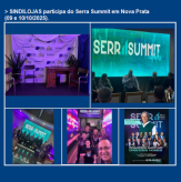 SINDILOJAS participa do Serra Summit em Nova Prata (09 e 10/10/2025).