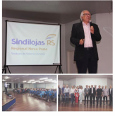 Sindilojas comemora 27 anos de fundação com palestra e lança nova logomarca.