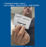 Loja Lú Malhas - SindiLUZ 2024 - Divulgação ganhador “interno”.